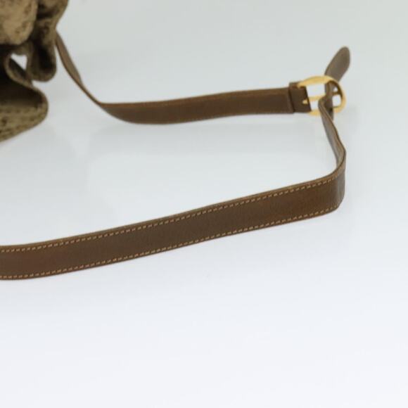 GUCCI Shoulder Bag Canvas Beige Gold - Picture 7 of 16